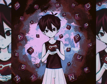 Omori Inktober Art Print: Matte 4x6 (Individually Sold)