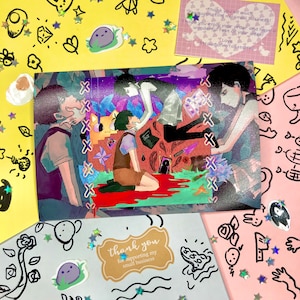 OMORI Art Print: Blending Dreams and Reality (4x6 Matte)