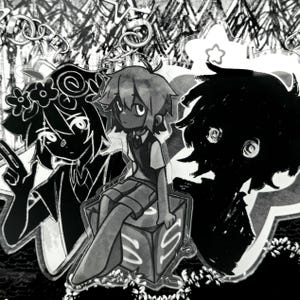 OMORI Stranger Charm Set | Collect all Three | Blackspace Basil | 4" Acrylic Indie Game Gift