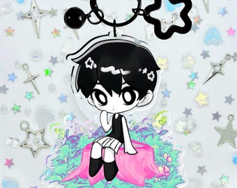 OMORI-スライムガール モリー- 2.5インチ アクリルキーホルダー（片面