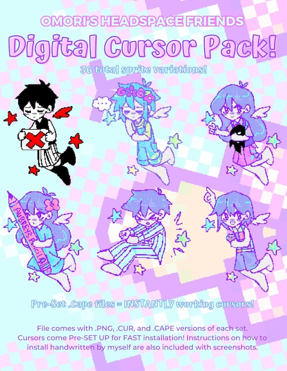 OMORI】OMORI & Friends Acrylic Keychains SET of