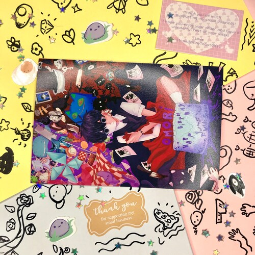 Basil and Omori Release Energy Duo OMORI 4x6 Print matte Etsy