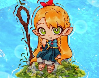 Marcielle Delicious in Dungeon | 4" Double Sided Acrylic | Video Game Charm | Indie Fanart Gift