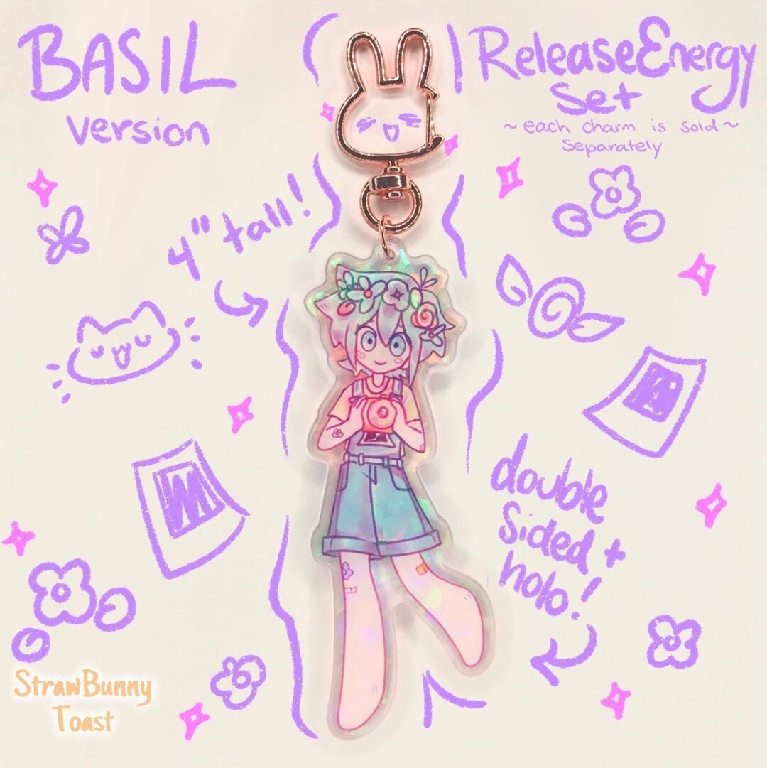 Headspace Basil Release Energy Setomoridouble Sided Etsy