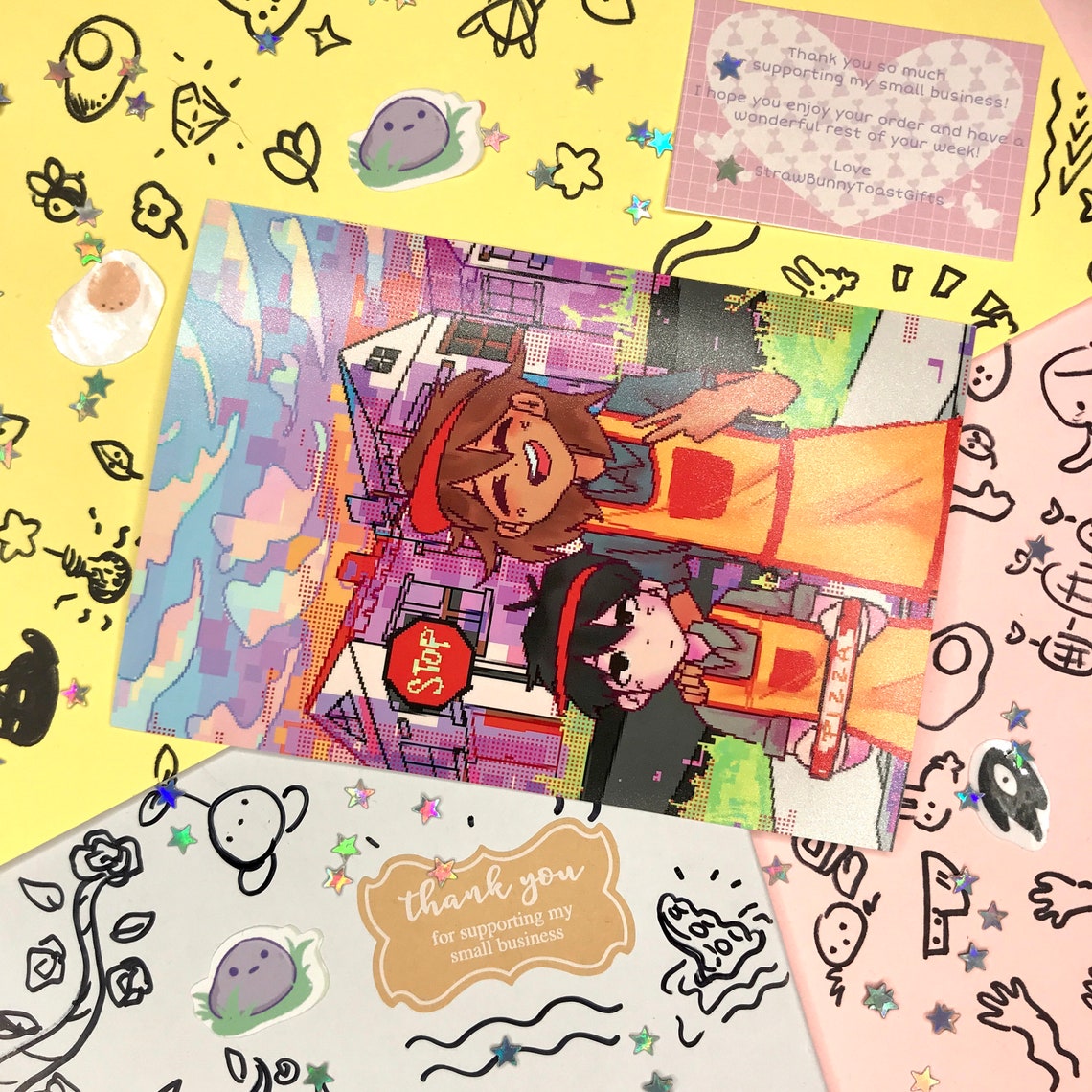 Pizza Delivery OMORI 4x6 Print matte Etsy