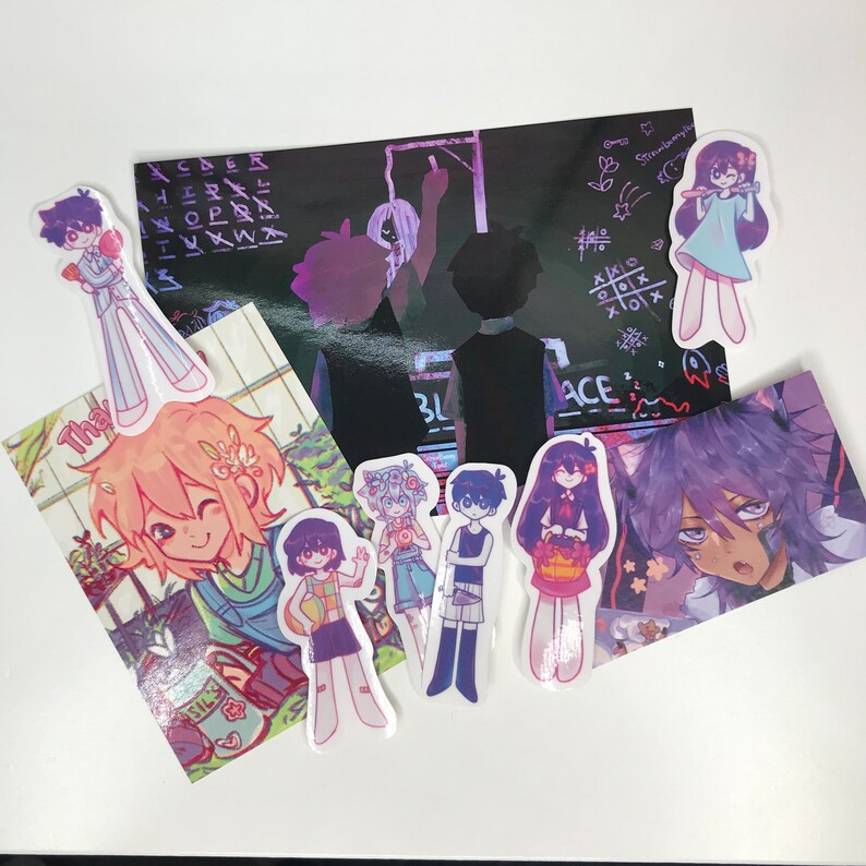 Inktober Series Keys OMORI 4x6 Print matte Etsy