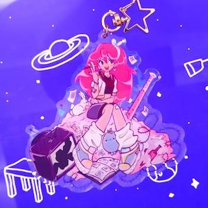 OMORI Acrylic Keychain - Basil, Mari, Omori, Hero, Aubrey, Kel