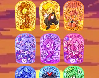 Deltarune Chapter 5 Charm Pre-Order | Human Flowers | 4" Acrylic Double Sided Indie Gift