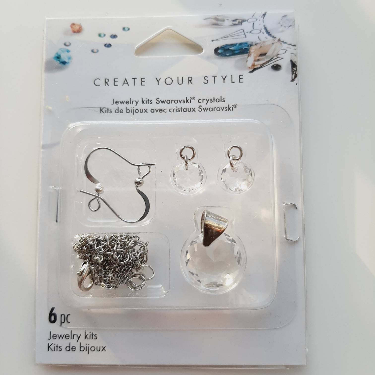 Kits de fabrication de boucles d'oreilles pendantes d'amour diy en