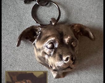Personalized 3D printed pet Keychain