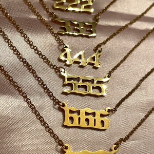 Angel Number necklace