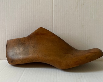Schoenen Inlegzolen & Accessoires Schoenenrekken Antique Pair of Wooden Cobbler Shoe Forms Display 