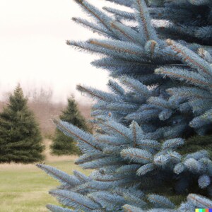 50 Blue Spruce Seeds, Colorado Christmas Trees Picea pungens glauca image 2