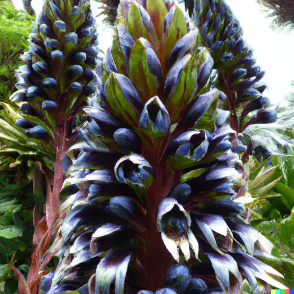 10 Puya alpestris Planting Seed, Bromeliad, Sapphire Tower - Rare and Exotic Tropical Plant