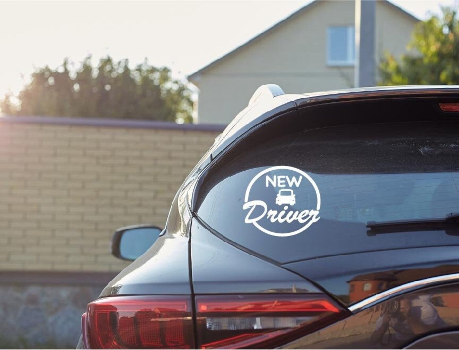 NEW DRIVER car sticker sign decal vinyl waterproof Etsy