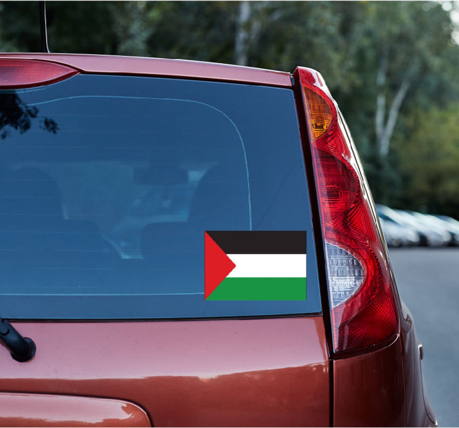 Palestinian flag car decal Etsy
