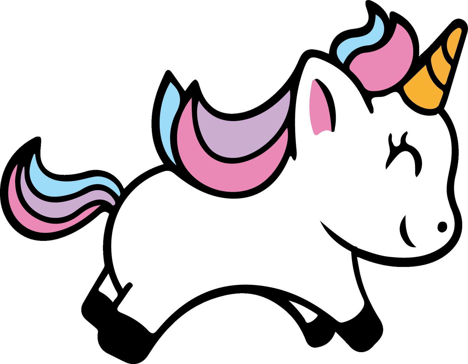 Free Free 3D Layered Unicorn Svg 572 SVG PNG EPS DXF File