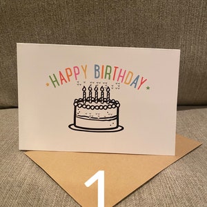 Carte de voeux personnalisée en braille, lettre en relief, cadeau tactile, carte de joyeux anniversaire accessible, cadeau à personnaliser pour les aveugles et les malvoyants