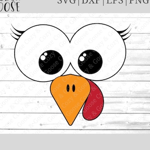 Funny Turkey SVG - Funny Turkey PNG - Thanksgiving Shirt PNG - Turkey Eyes Girl - Lashes - Gobble Gobble Svg - Funny Turkey Girl Svg - Twins