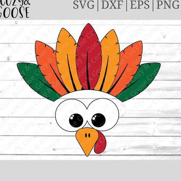 Funny Turkey Face SVG - Funny Feathers Turkey PNG - Thanksgiving Shirt -Turkey Boy Face SVG - Twins Turkey Shirt Svg - Matching Twins Thanks