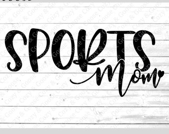 Sportmamma SVG - Basketmamma - Basebollmamma - Fotbollsmamma - Volleybollmamma - Allt om mamma - Barn inom sport SVG - Aktiv mamma SVG
