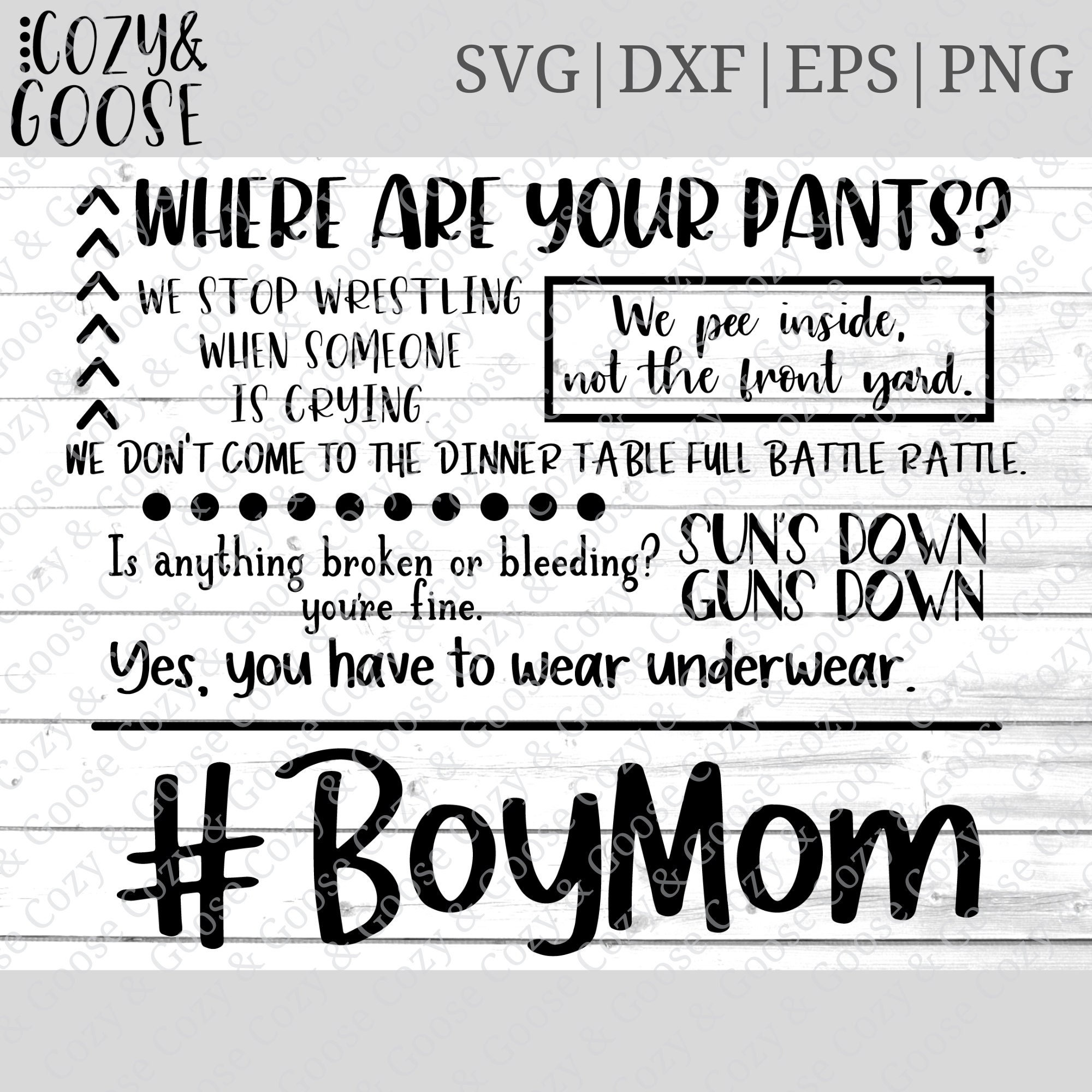 Boy Mom SVG Boymom SVG Raising Boys SVG Raising Wild Life Boy Mom Life