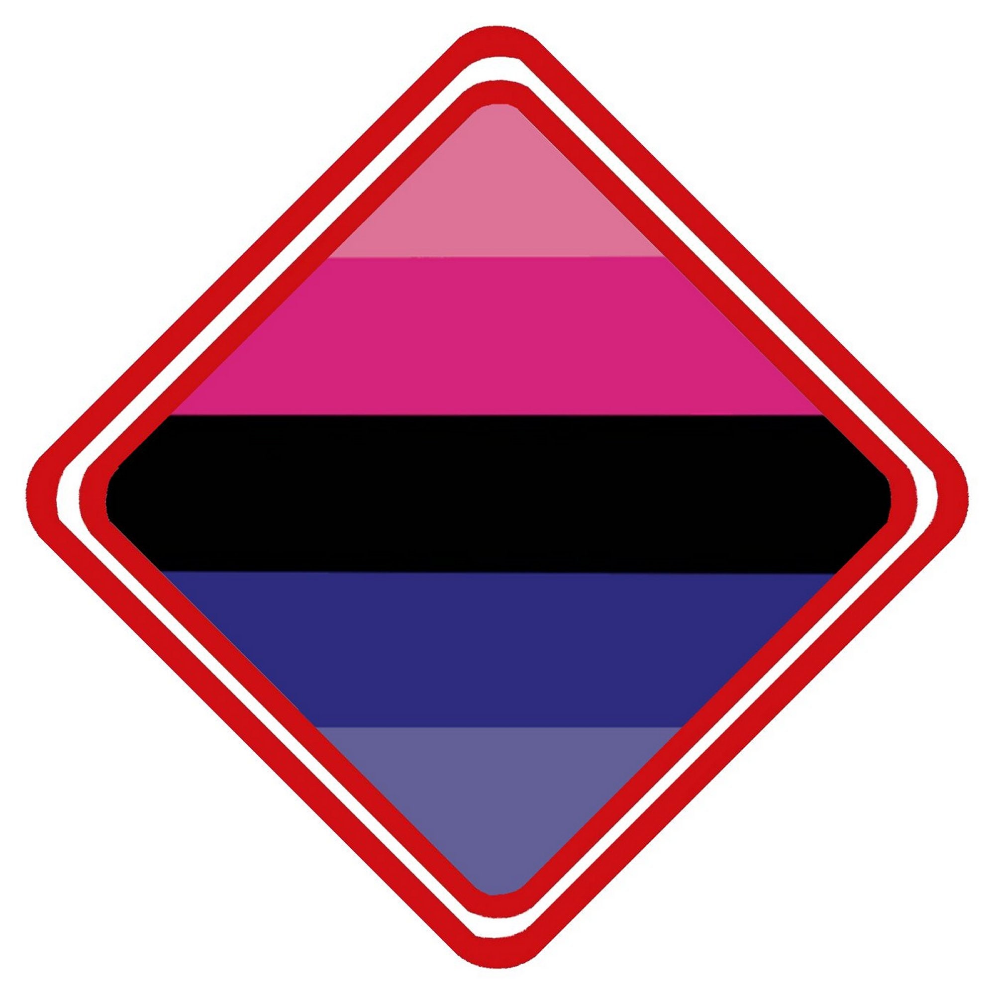 Omnisexual Pride Rainbow LGBTQ Car Sign Fantastic Souvenir Etsy