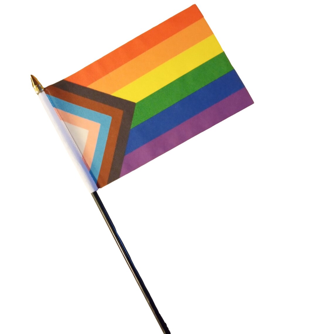 Progress Pride LGBTQ Pride 6 x 4 Hand waving Flag Etsy