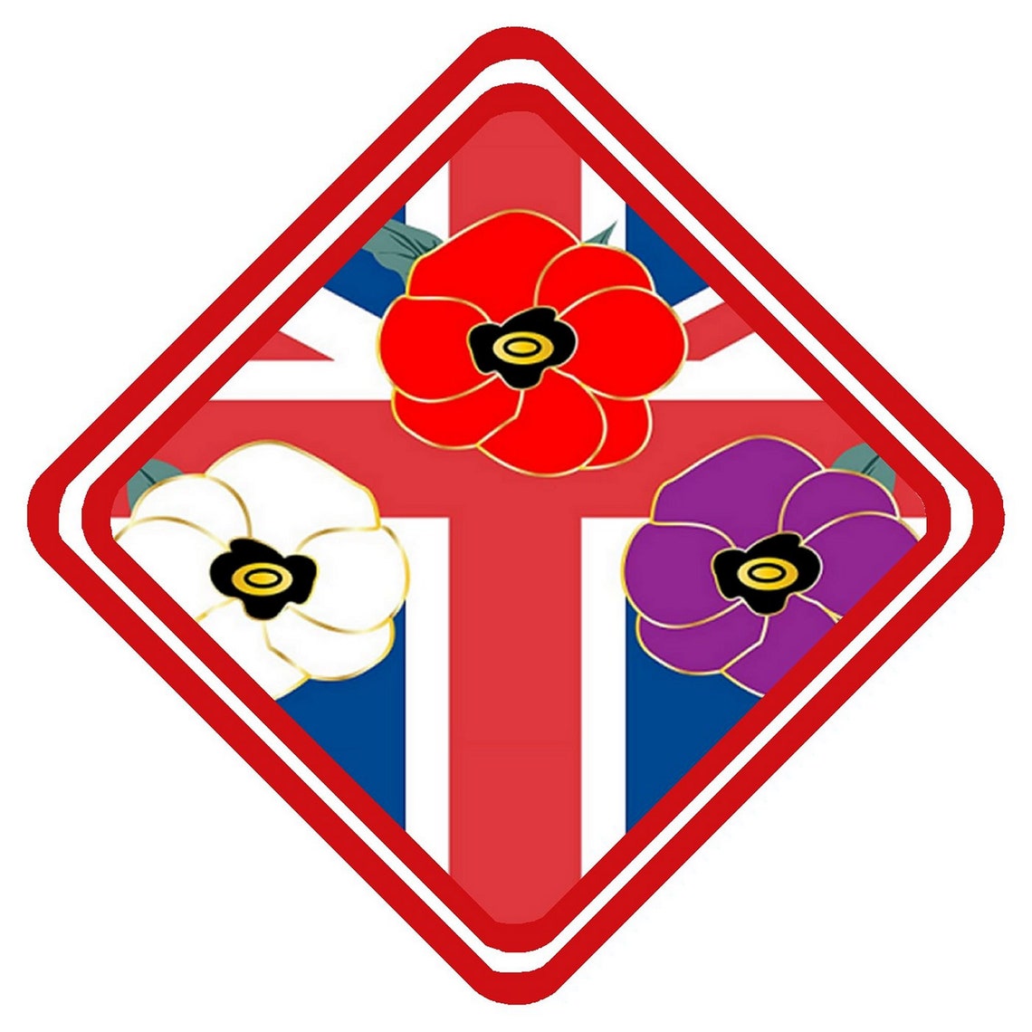 car remembrance poppy car remembrance poppy