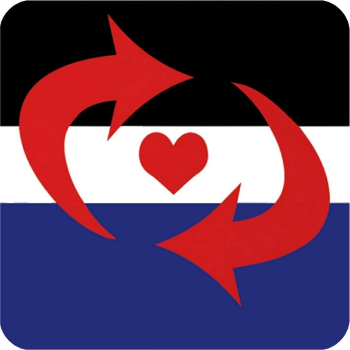 Pack Of Six Switch Pride Rainbow LGBTQ Aluminium Coasters Etsy