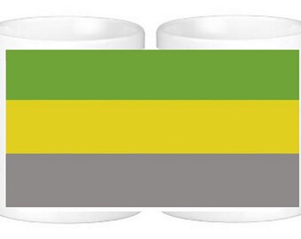 Androphilia Pride Rainbow LGBTQ Ceramic Coffee Mug