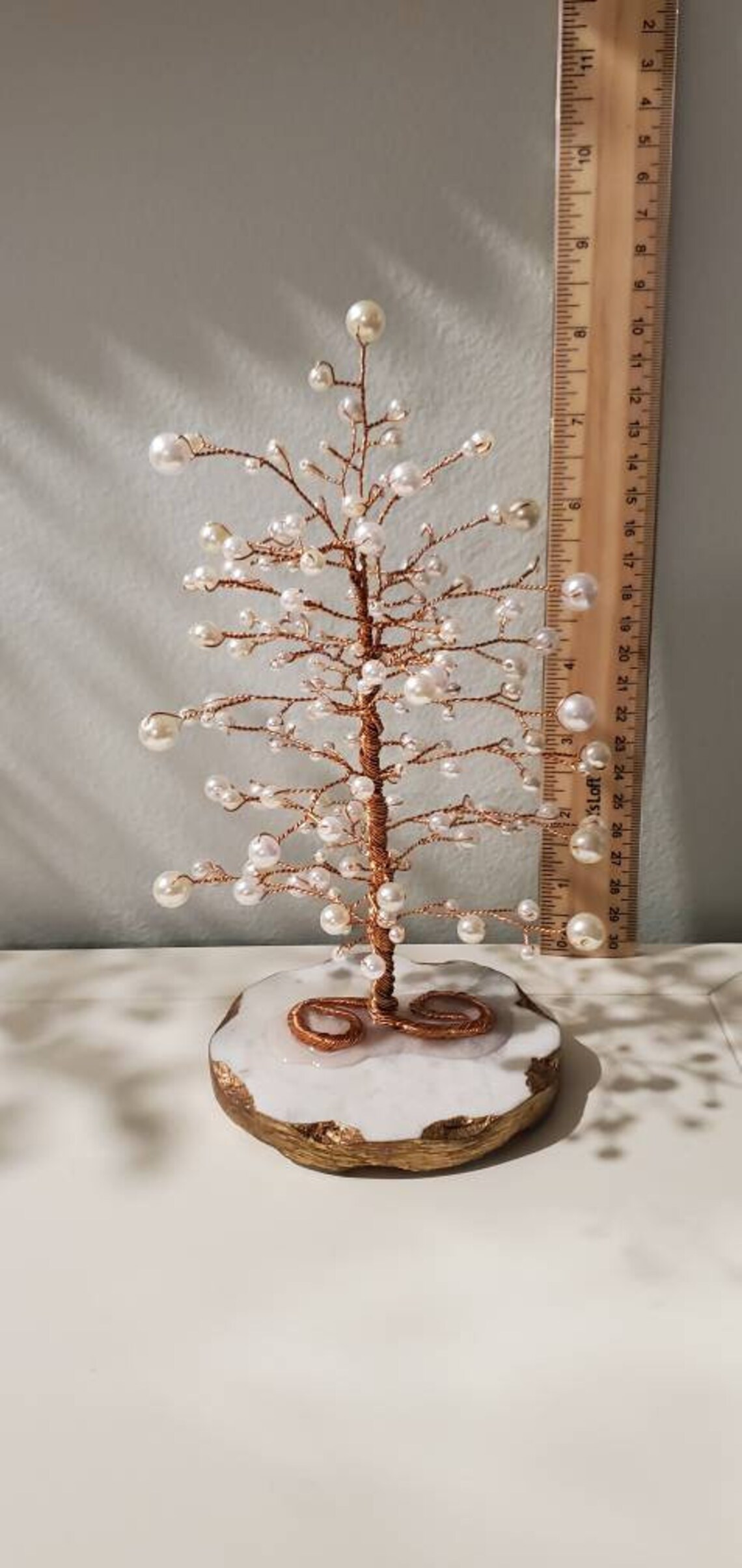 Pearl wire tree Etsy
