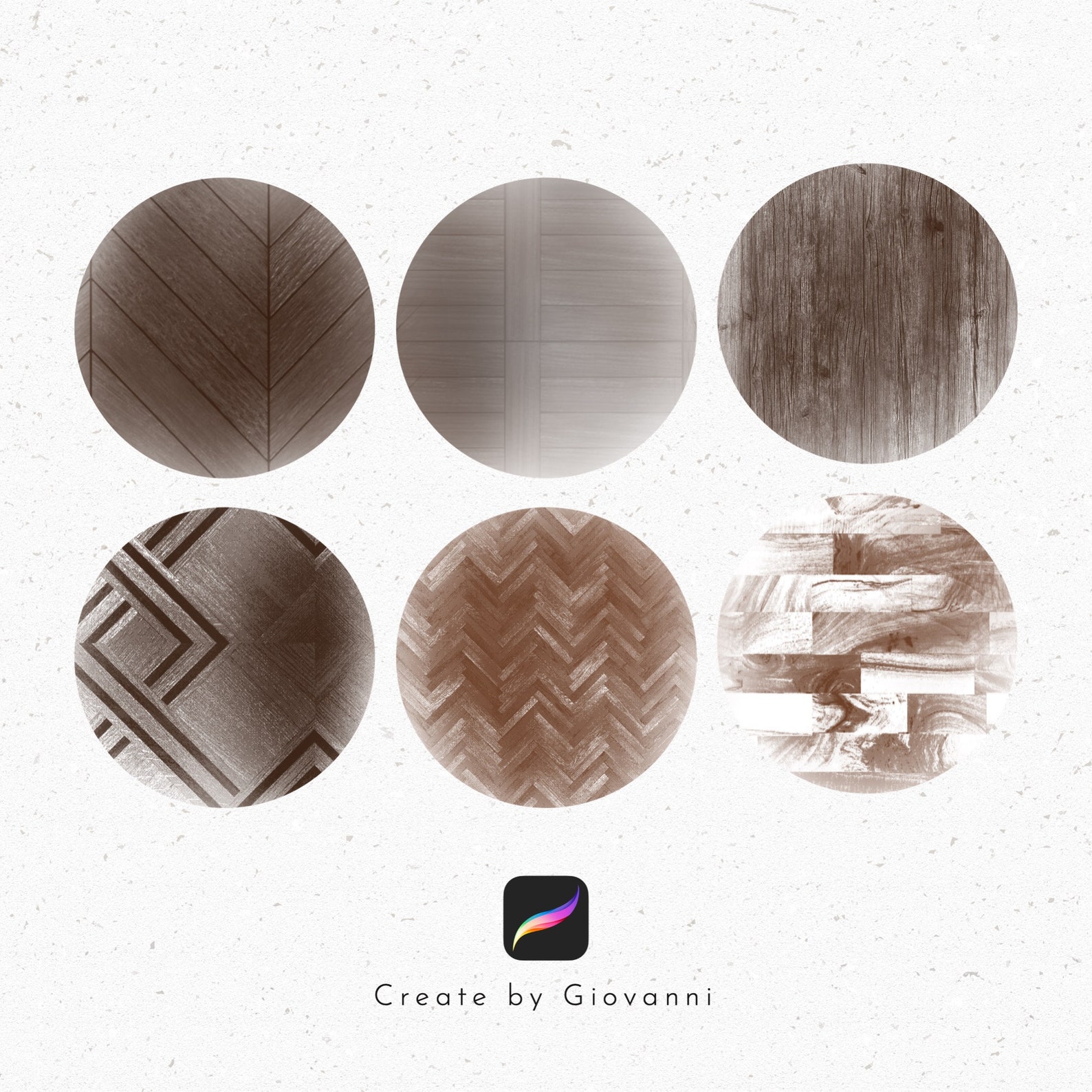 35 Procreate Wood Texture Seamless Brush, Interior Design, Architecture ...