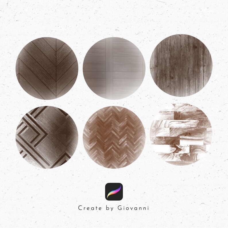 35 Procreate Wood Texture Seamless Brush Interior Design Etsy