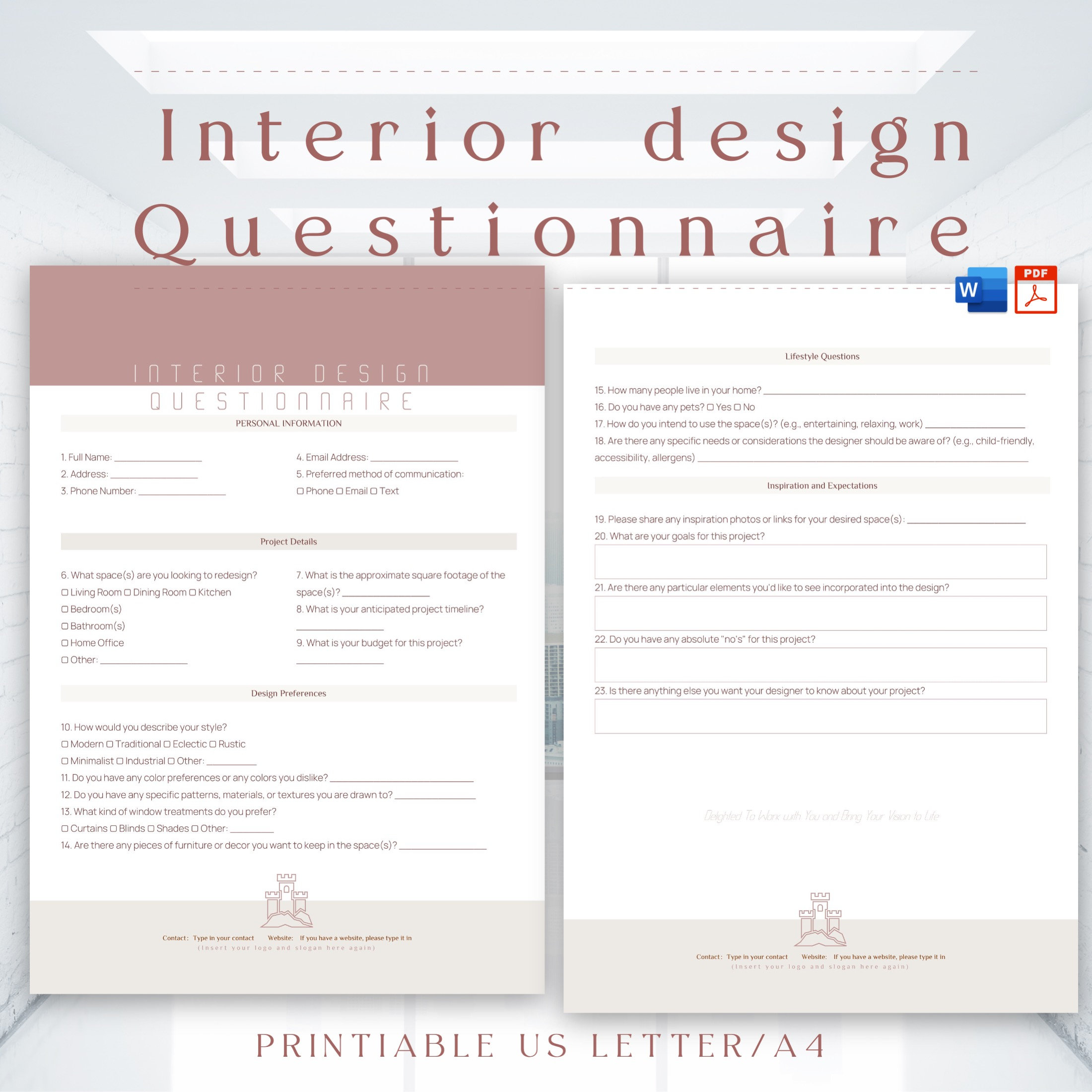 Creating Interactive Tools to Engage Prospective Interior Design Clients