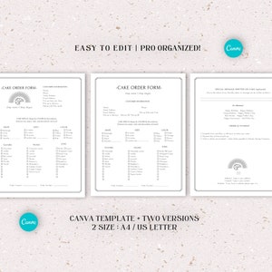 Canva Bäckerei Menüvorlage, Dessert und Brot Canva Menü, bearbeitbare Bäckerei Menüvorlage, Bäckerei Geschäft, Dessert Menü, DIY Canva Vorlage T41