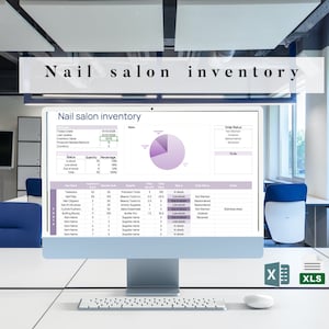 Nail Salon Inventory List Template, Excel Template, Auto-calculating ...