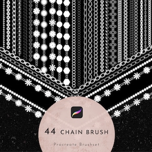 44 Procreate Chain brushes, Jewelry Bracelet, hi-res, Necklace, Jewelry Design, Fashion