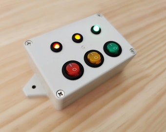 Traffic Light Switch Busy Board Parts | LED Sensory Activity | Electronic DIY Project Part Cause and Effect | Red Yellow Green Light Module