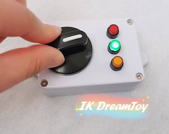Green Red Yellow light rotary switch for Busy board details/twist swtich Busy board Parts/Motor Skill/DIY element/Workpiece/Activity Sensory