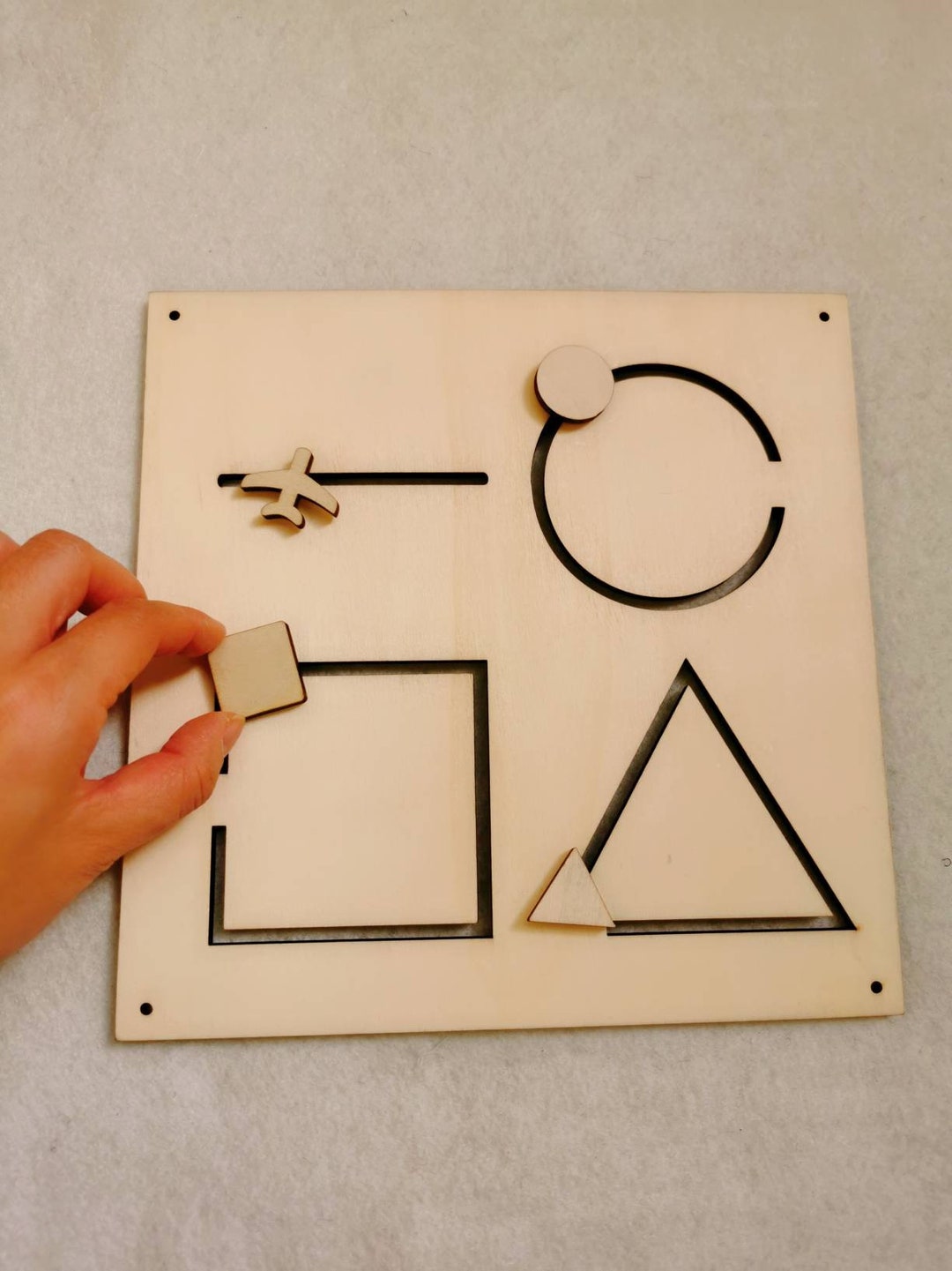 Slider Labyrinth 4-slider Labyrinth – Busy Board Element | Multi-track Wooden Maze ...