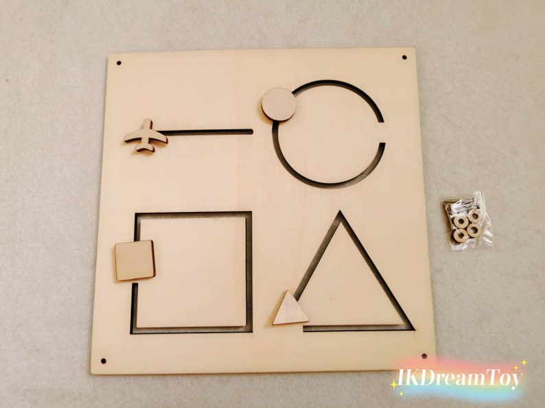 Slider Labyrinth 4-slider Labyrinth – Busy Board Element | Multi-track Wooden Maze ...
