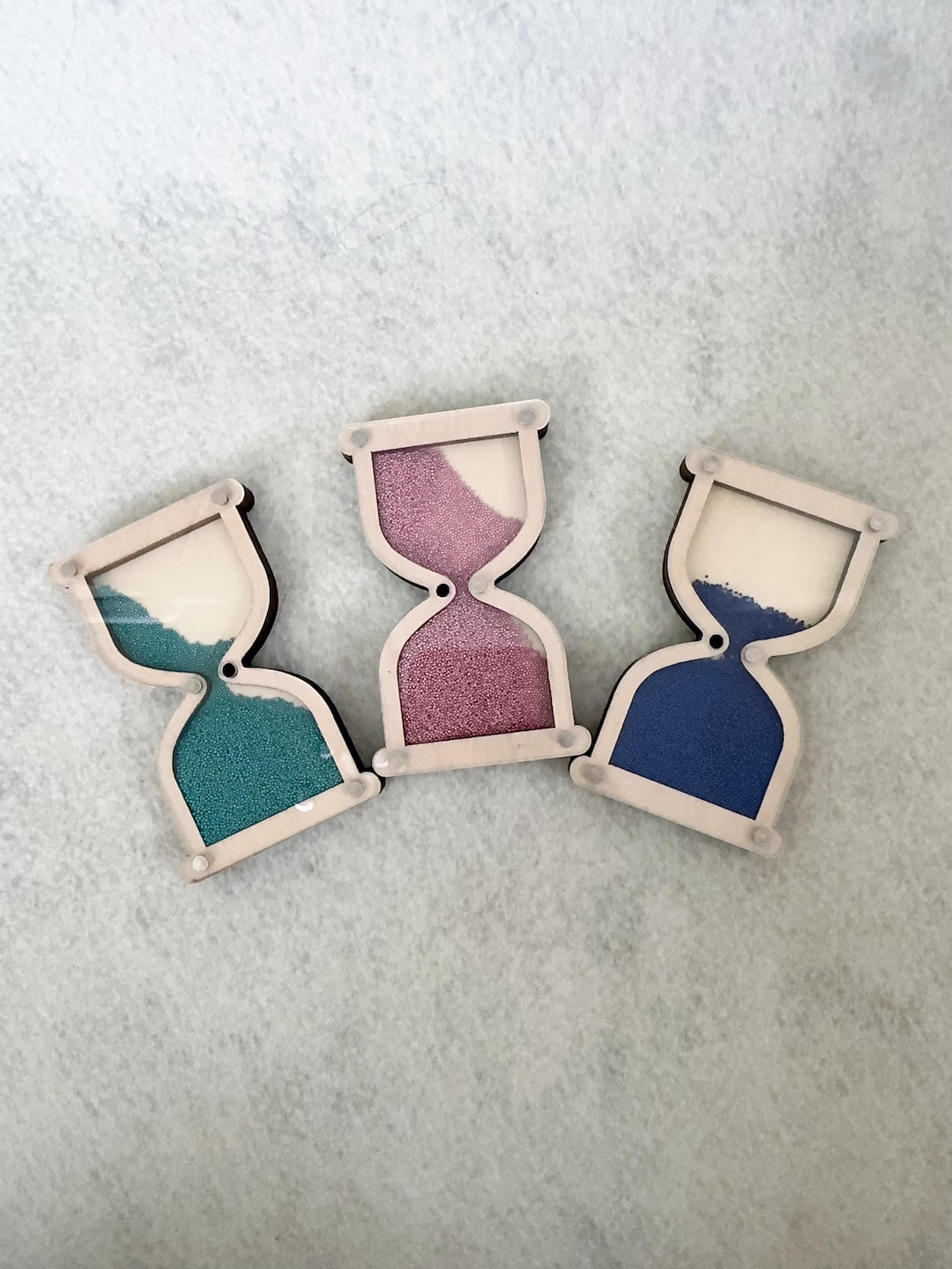 Sand Clock Timer Element Wooden Sand Timer Component | Hourglass Craft Supply | Interactive Time ...