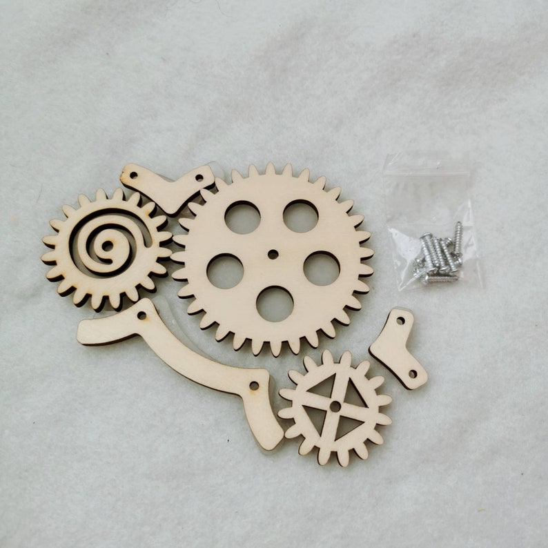 Wooden Gears for Busy Board Details/set of 3 Gears DIY Busy Etsy