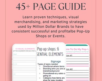 Million Dollar Pop-Up Shop/Event