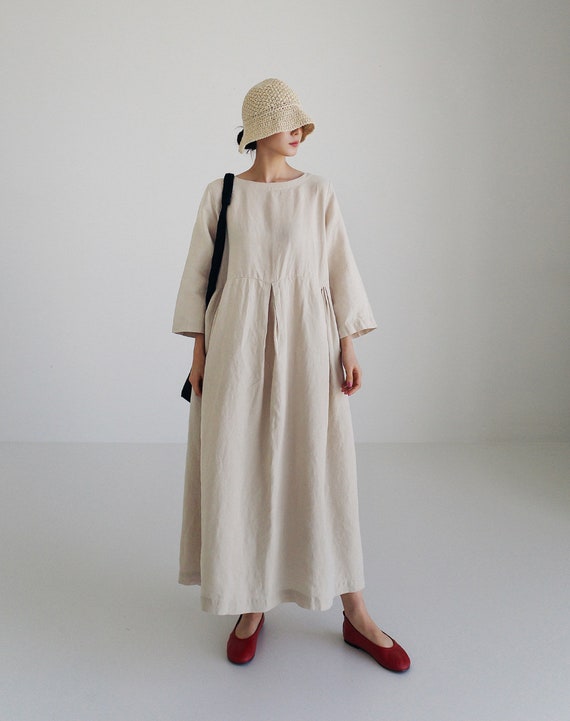 Linen Dress Plus Size/linen Dress for Women/summer Linen Dress - Etsy