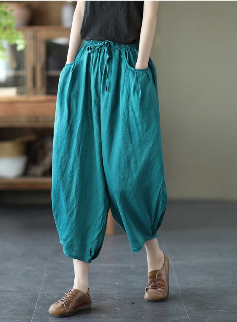 Loose Linen Pants/ Summer Linen Pants /soft Linen Pants /women - Etsy ...