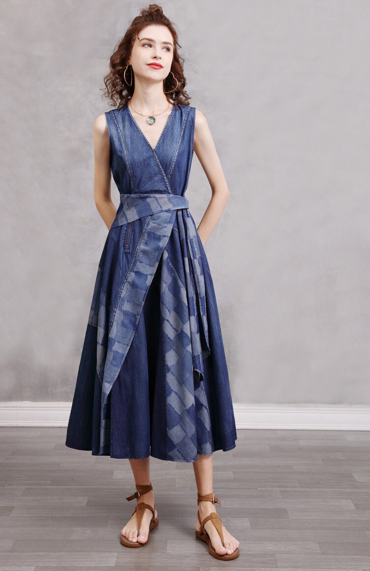 casual denim dress
