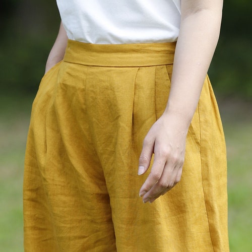 Striped Linen Pants/linen Pants/summer Linen Pants/linen Pants Etsy