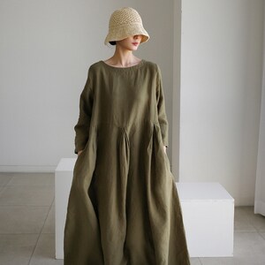 Linen Dress Plus Size/linen Dress for Women/summer Linen Dress - Etsy